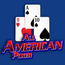All American Poker online game logo by RTG (Reel Time Gaming) on caseacasinoo.com