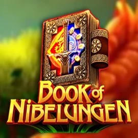 Book of Nibelungen slot logo by Swintt at Casea Casino