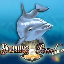 Dolphins Pearl Deluxe logo by Novomatic at Casea Casino