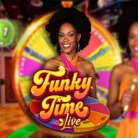 Funky Time logo – Live Casino by Evolution at Casea Casino