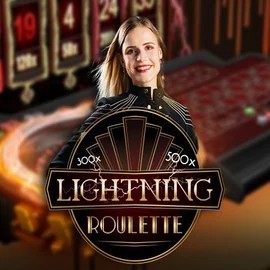 Lightning Roulette logo by Evolution at Casea Casino
