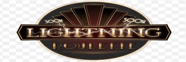Lightning Roulette slot logo by Evolution at Casea Casino