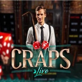 Live Craps logo by Evolution Casea Casino