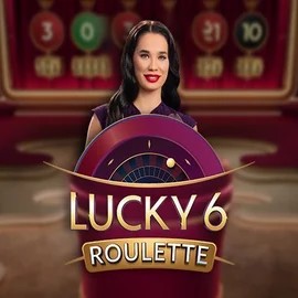 Official Live Casino logo: Lucky 6 Roulette by Pragmatic Play at Casea Casino