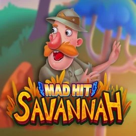 Mad Hit Savannah slot logo by RubyPlay at Casea Casino