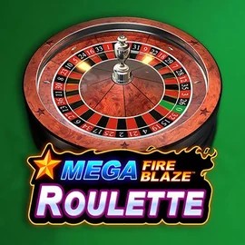 Mega Fire Blaze Roulette slot logo by Playtech at Casea Casino