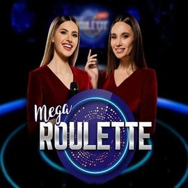 Mega Roulette logo by Pragmatic Play at Casea Casino