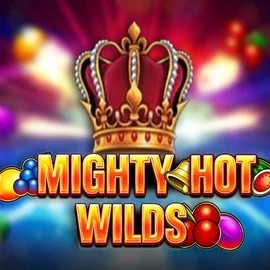 Mighty Hot Wilds online game logo by Inspired Gaming on caseacasinoo.com