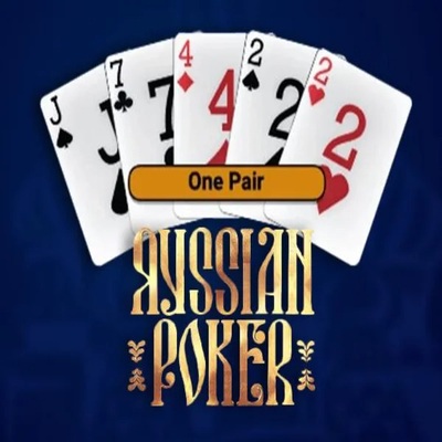 Russian Poker online game logo by OneTouch Games on caseacasinoo.com