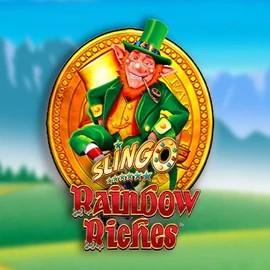 Slingo Rainbow Riches slot visual from Gaming Realms available on caseacasinoo.com