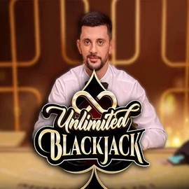 Try Unlimited Blackjack slot by Ezugi on caseacasinoo.com – logo image